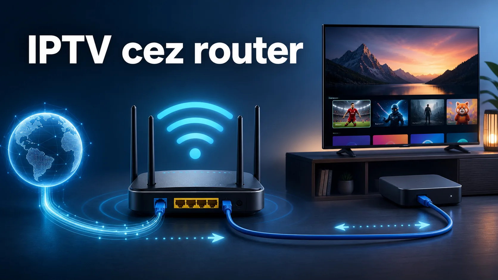 IPTV cez router — ako nastaviť pripojenie